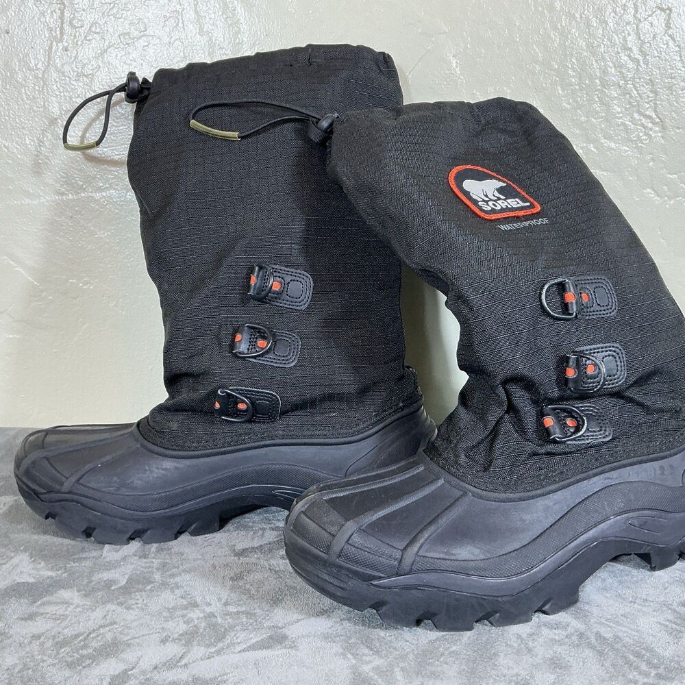 8 Men’s Sorel Blizzard XT Waterproof Winter Black Boots EUR 41 Winter Weather